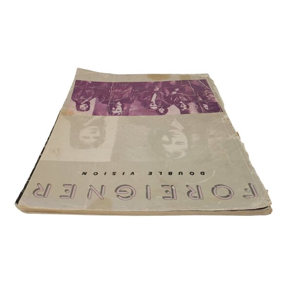 Foreigner Double Vision Sheet Music Book 10 Songs Warner Bros 1978 Vintage - Picture 9 of 12